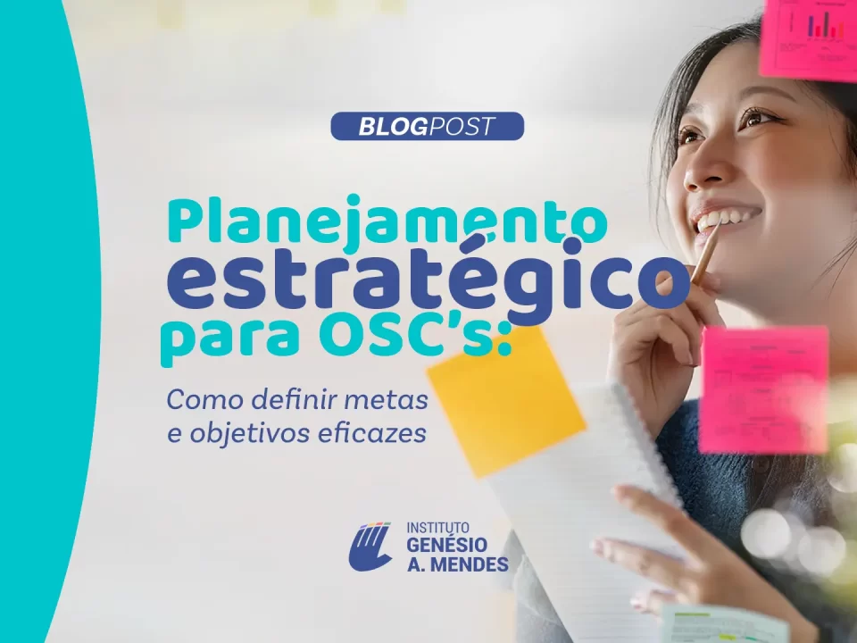 Planejamento Estratégico para OSC’s Como definir metas e objetivos eficazes